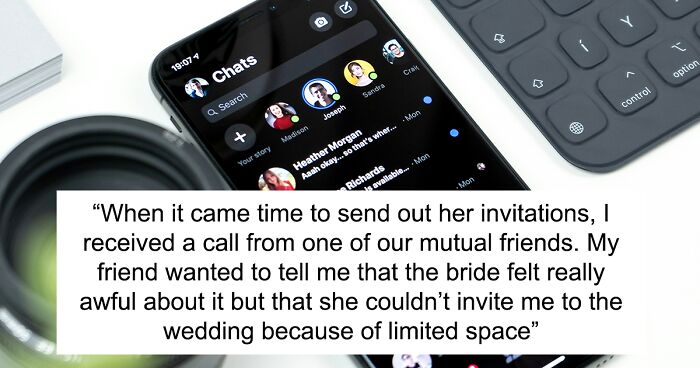 Woman Isn’t Invited To Friends’ Low-Key Wedding, Gets Upset After Realizing It Was Actually A Big Event
