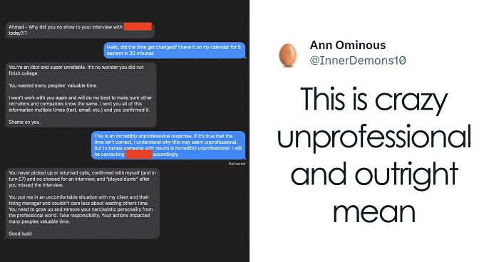 Man Exposes “Recruiter Horror Story” After HR Completely Berates Him Over Missed Interview