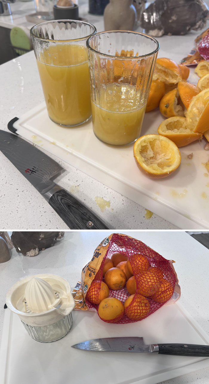It Took 14 “Orange Juice” Oranges To Get This Amount