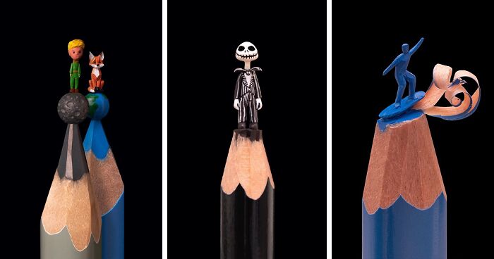 This Artist Creates Impressive Miniature Sculptures Out Of Pencil Leads (65 New Pics)