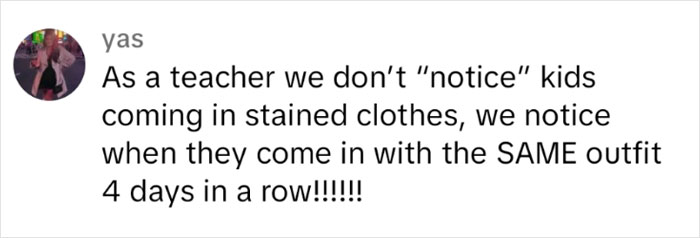 Mom Defends Decision To Send Kid To School In Clean But Stained Clothing, Splits The Internet