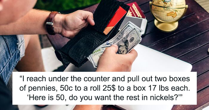 “This Is Legal Tender”: Guy Tries To Break Up $100 Bill Twice, Gets Taught A Lesson By Getting Change In Coins