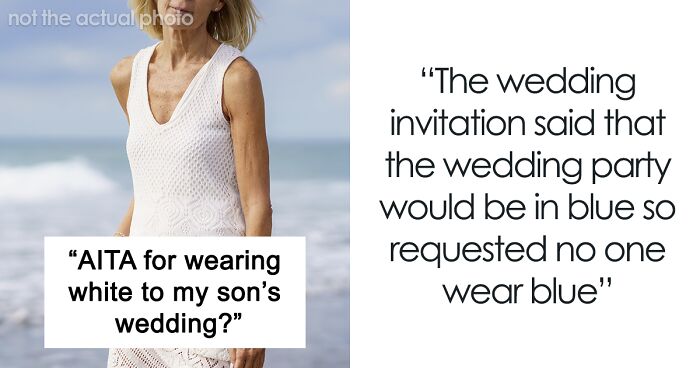 Mom Wears White To Son’s Wedding, People Call Her Out