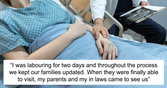 Woman Tears Up After Her Dad Is The Only One To Care For Her After Labor, Names Baby After Him