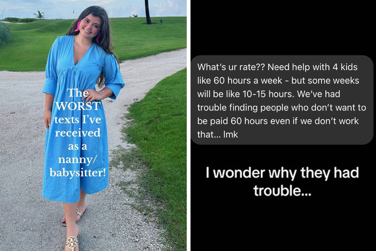 “Oh, This Is Unpaid”: Nanny Shares The Worst Messages She Has Gotten From Prospective Clients