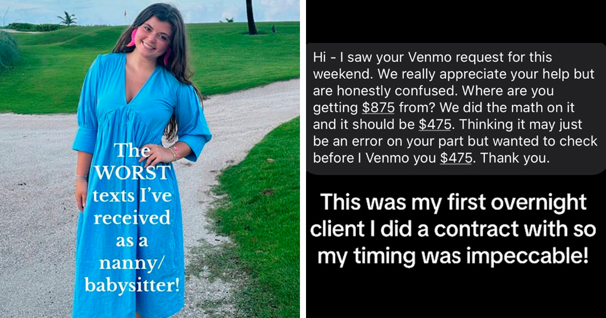 Nanny Shares Screenshots Of The Most Entitled Things Parents Have Asked