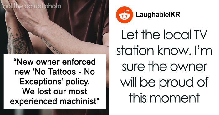 “No Tattoos, No Exceptions”: Ridiculous Policy Costs Machine Shop Their Most Experienced Worker