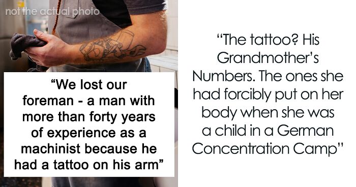 “No Tattoos, No Exceptions”: Ridiculous Policy Costs Machine Shop Their Most Experienced Worker