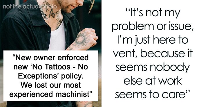 New Owner Enforces “No Tattoos” Policy, Loses Employee With More Than 40 Years Of Experience