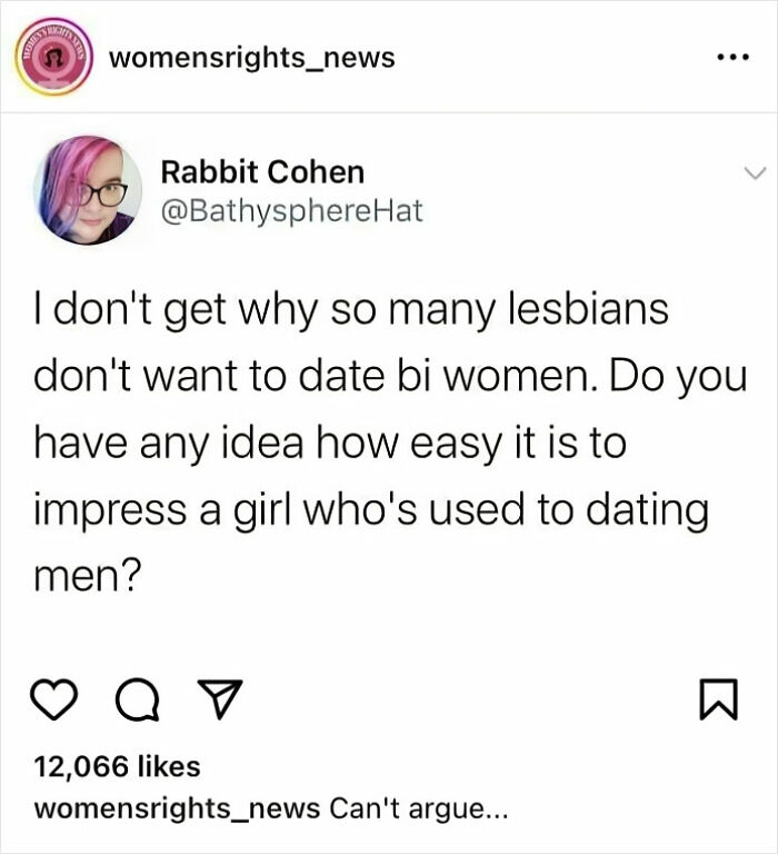 Decent Joke About Bisexuality Ruined By Biphobes In The Comments