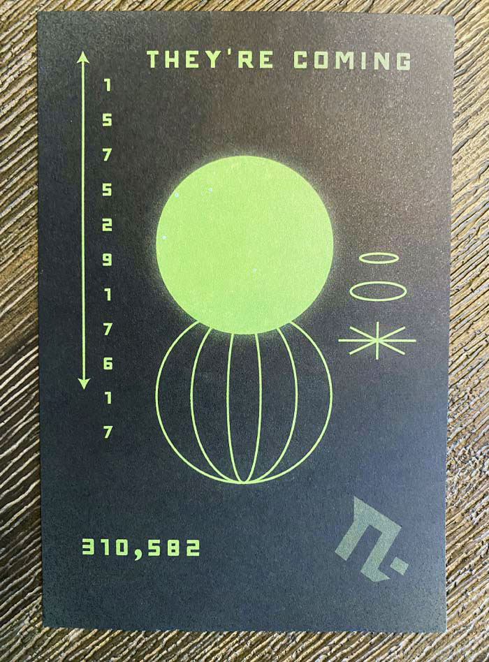 Weird Postcard I Got In The Mail. Anyone Know What These Numbers Mean?