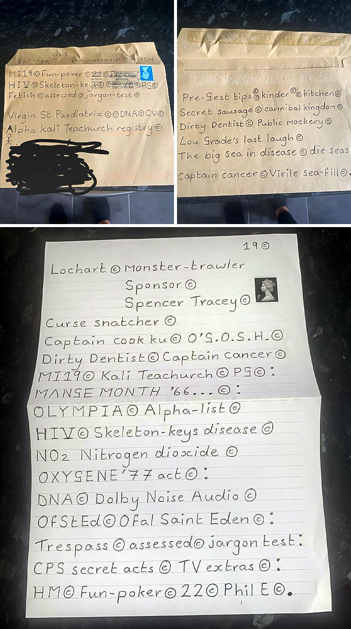 Someone I Know Got Sent This Through The Post, Addressed To Her House, But No Name, And She's More Than A Bit Creeped Out. Anyone Got Any Ideas What This Is?