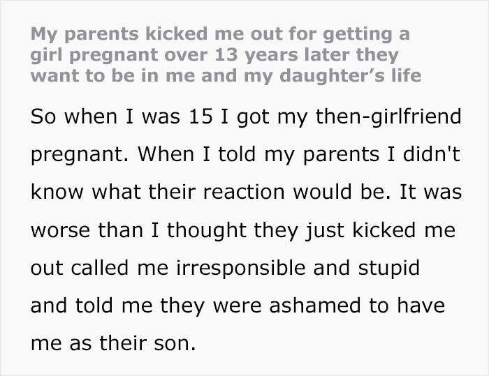 Teen Is Kicked Out For Getting Girl Pregnant, 13 Years Later Parents Want To Meet Their Grandkid