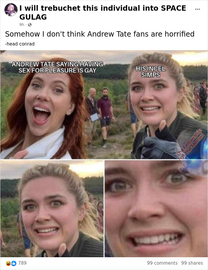 “Alpha Male” Andrew Tate Mocked Mercilessly After Claiming Sleeping With Women Is “Gay” “Alpha Male” Andrew Tate Mocked Mercilessly After Claiming Sleeping With Women Is “Gay”