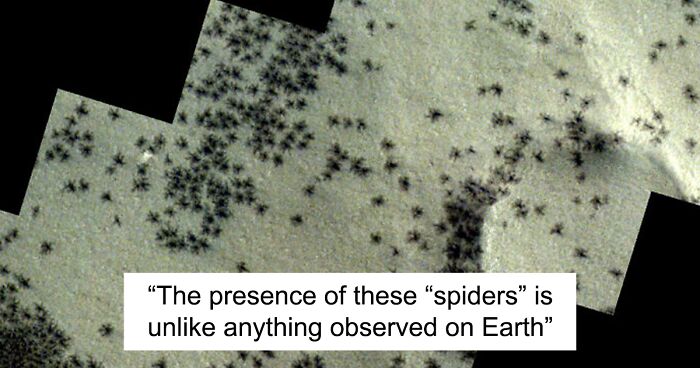 Mars Covered In Hundreds Of “Spiders” In Horrifying New Satellite Footage