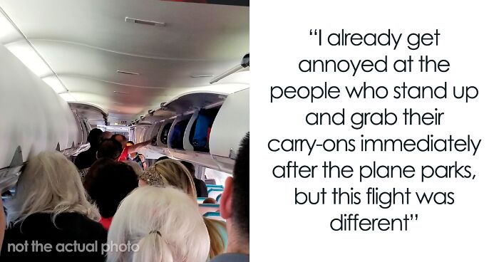 Man Hates ‘Line Cutters’ When Deboarding A Plane, Decides To Teach Them A Lesson