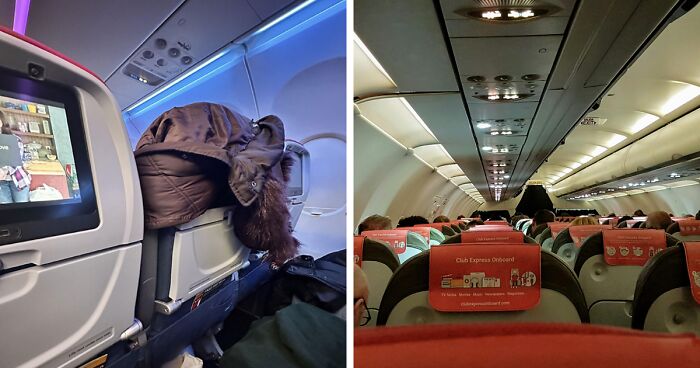 Woman’s Jacket Placement On Plane Sparks Heated Debate About Flight Etiquette