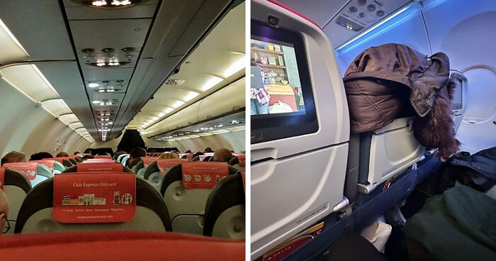 Woman’s Jacket Placement On Plane Sparks Heated Debate About Flight Etiquette