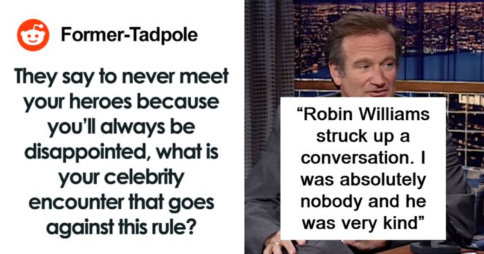 42 Celebrity Encounters That Went Against The ‘Rule’ That You Should Never Meet Your Heroes