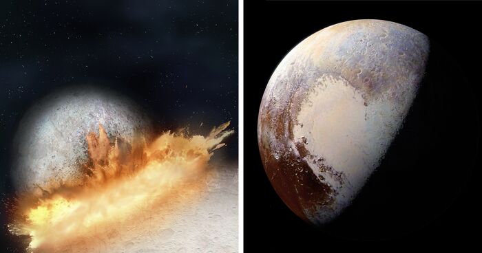 Pluto Got Its Heart “Mark” After Collision With Planetary Body Roughly Twice The Size Of Switzerland