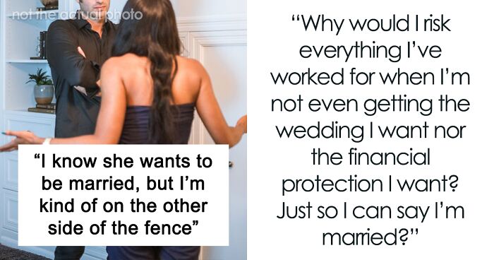 Pregnant Bride Is Not Happy With Prenup, Groom Refuses To Change It