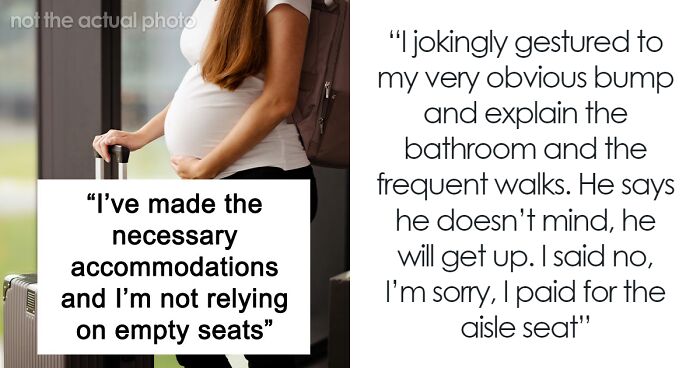 Pregnant Woman Books Aisle Seat For Convenience, Get Bullied By Couple After Refusing To Switch