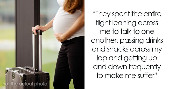 Pregnant Woman Refuses To Give Up Plane Seat For Family, So They Make Her Flight Miserable
