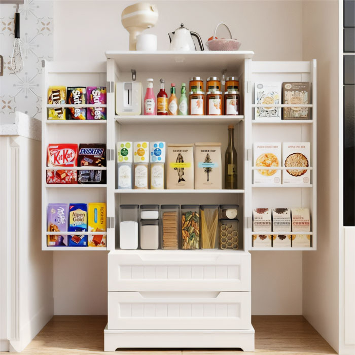 Elevate Your Culinary Space With The Kitchen Pantry Storage Cabinet: Your Organized Haven For Gourmet Ingredients