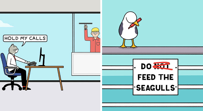 “My Sole Aim Is To Make People Laugh”: 35 New Sarcasm-Filled Comics By Steve Nelson