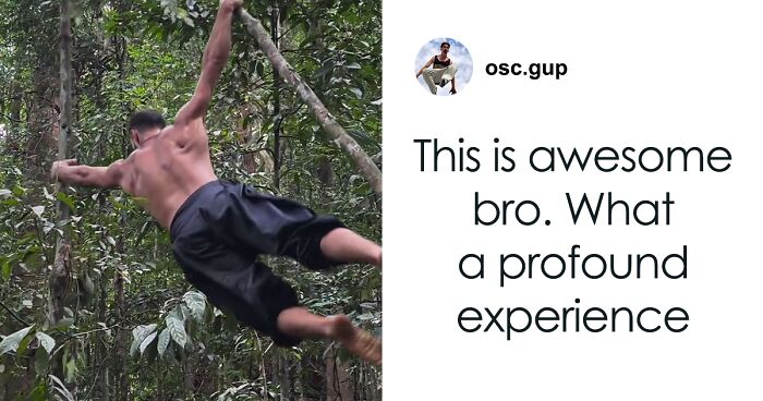 People Amazed By Tree-Swinging Man Who Documented Time With Nomadic Tribe
