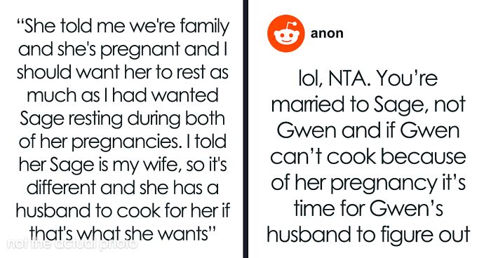Husband Cooks During Wife’s Pregnancy, His Sister-In-Law Insists He Cook For Her As Well