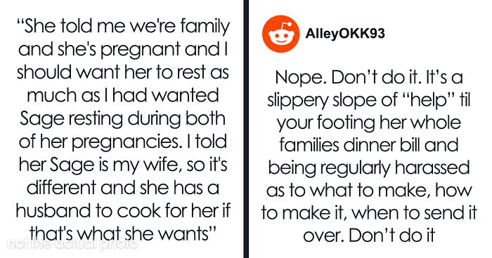 Chef Who Cooked And Cared For Wife While She Was Pregnant Is Shocked When SIL Demands Same Treatment