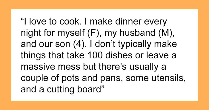 Hubby Claims Dishes Are Wife’s Mess After Cooking, Ends Up Having No Dinner The Next Day