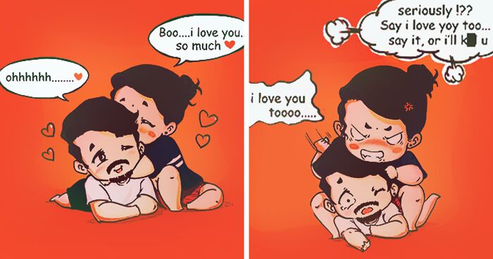This Artist Made 37 Wholesome Comics Inspired By The Relationship With His Partner