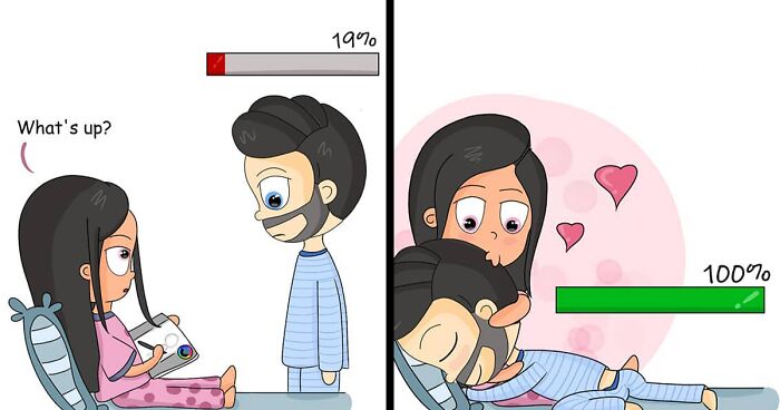 Artist Creates Comics About Her Everyday Life With Her Significant Other (25 Pics)