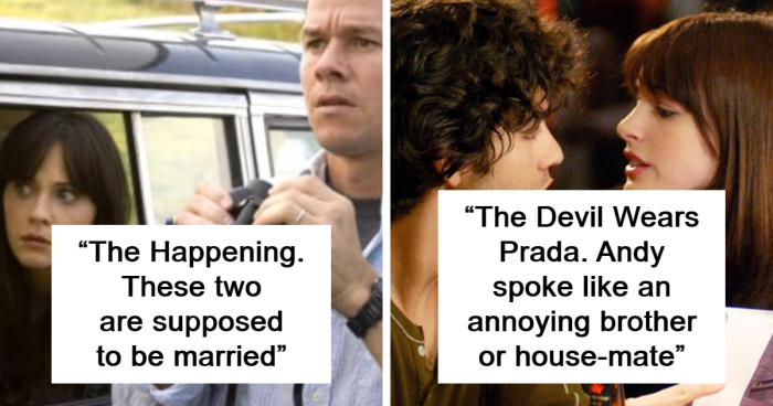 27 Actors Who Had Absolutely Zero Chemistry With Their Co-Stars