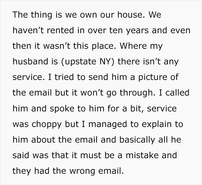 Woman Sees An Email On Her Husband’s iPad About An Apartment They Don’t Have, Drama Ensues