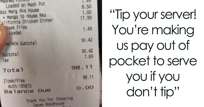 “You’re Making Us Pay Out Of Pocket To Serve You”: Tip Outrage Makes Server Go Viral