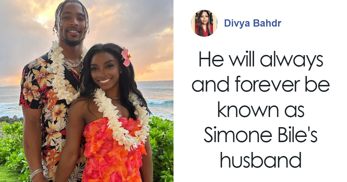 “You Mean Mr Biles”: Simone Biles Defends Husband’s Viral Interview, Sparks Divided Reactions