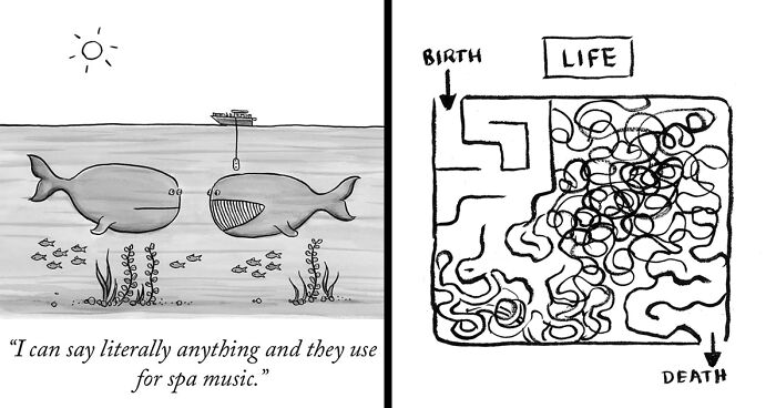 65 Playful One-Panel Comics By This Cartoonist