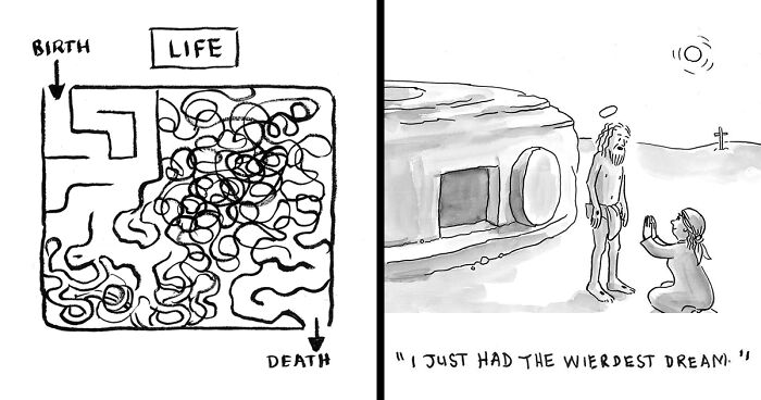 65 Playful One-Panel Comics By This Cartoonist