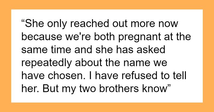 Woman Finally Gets Pregnant, Won’t Let Sister Know The Name She Chose To Not Let It Get ‘Stolen’