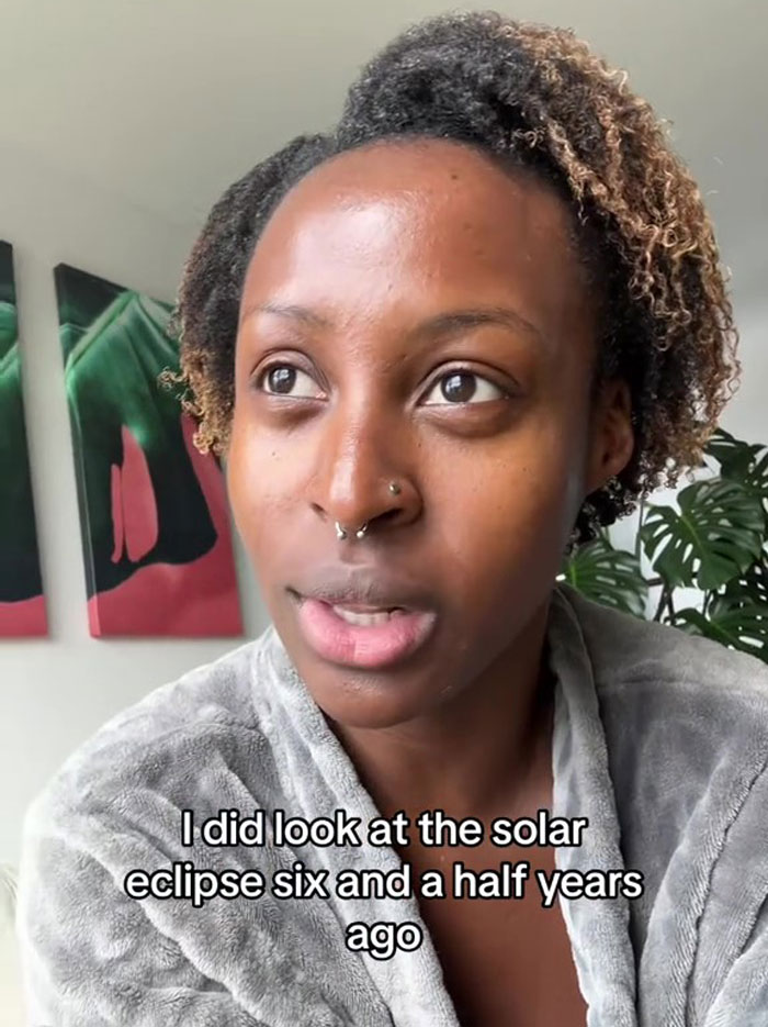 Woman Defies Warnings And Looks Straight At The Solar Eclipse, Warns Others Not To Do The Same Woman Defies Warnings And Looks Straight At The Solar Eclipse, Warns Others Not To Do The Same