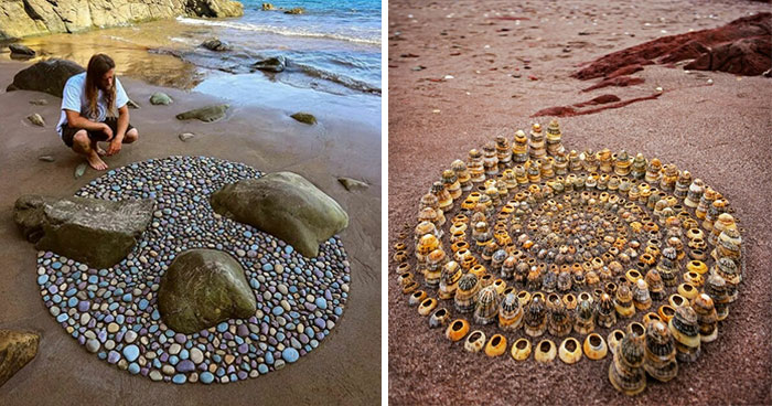 30 Patience-Requiring Land Art Pieces Made With Natural Materials Created By This Artist (New Pics)