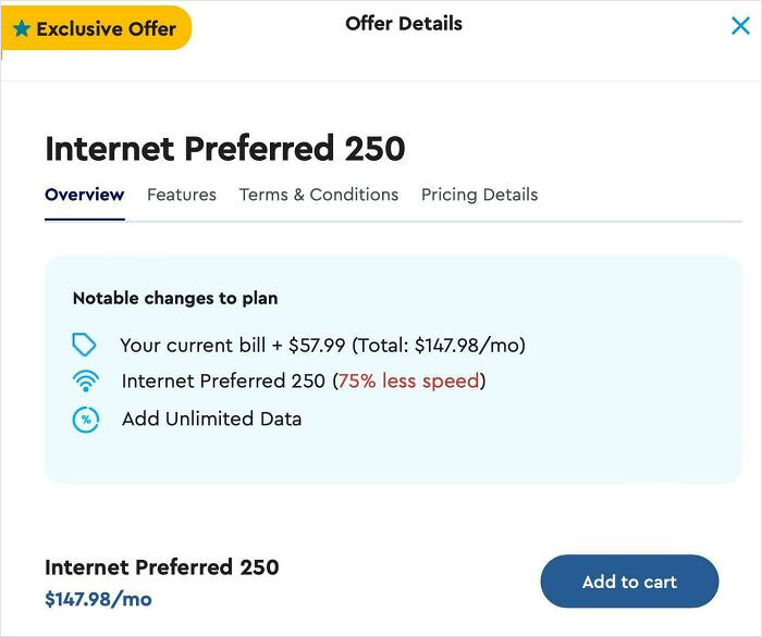 For Only $58/Mo, I Can Cut My Internet Speed By 3/4