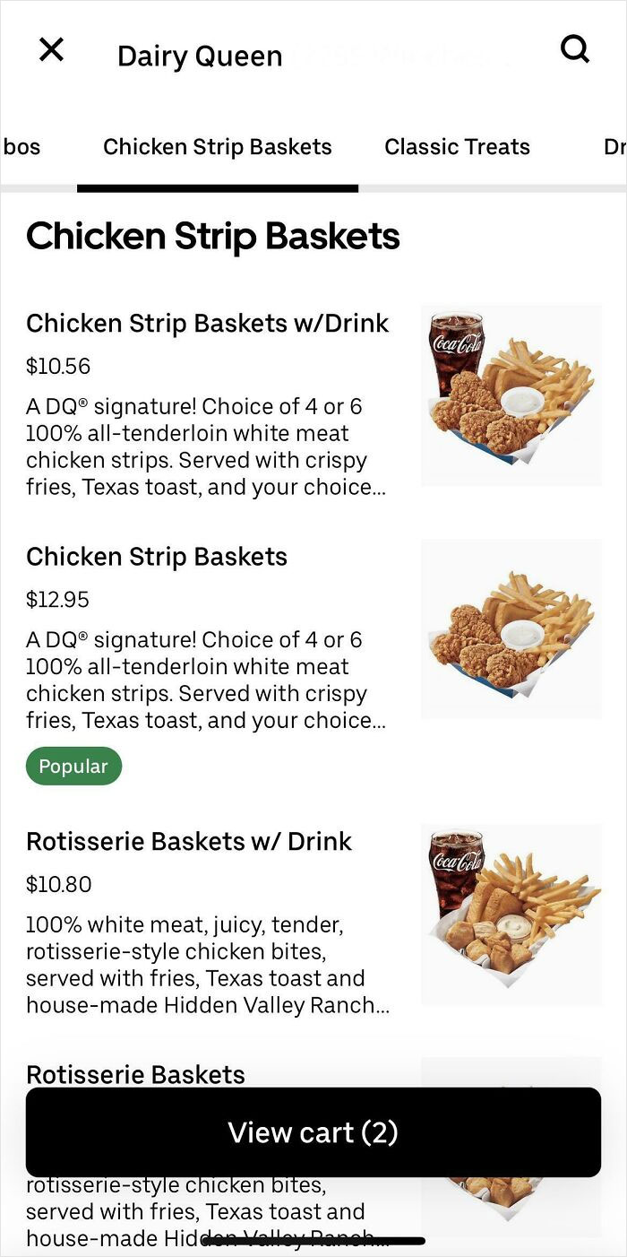 Getting A Meal + Drink Is Cheaper Than Without The Drink