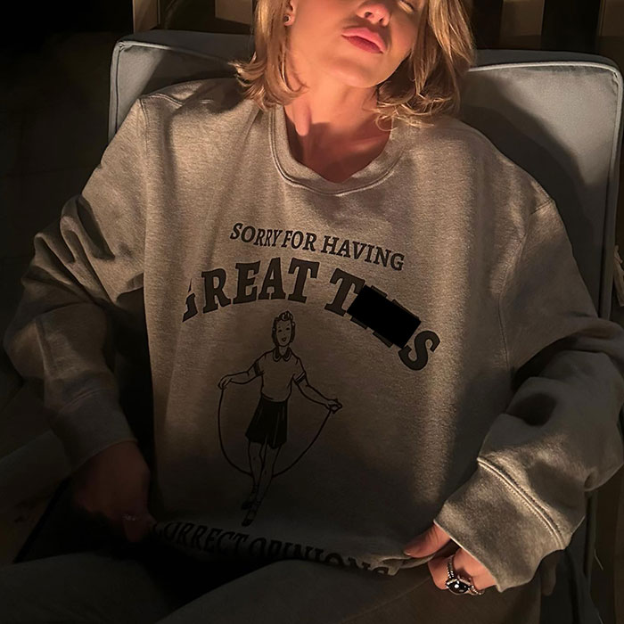 “Sorry For Having Great T*ts And Correct Opinions,” Sydney Sweeney Says Via Instagram Pics “Sorry For Having Great T*ts And Correct Opinions,” Sydney Sweeney Says Via Instagram Pics