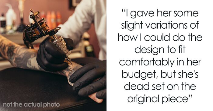 Artist Faces Dilemma After Client Refuses To Compromise On Her Overpriced Memorial Tattoo