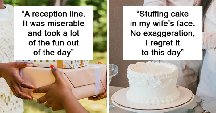 “Several Inappropriate Baby Videos”: 66 Horrible Or Wonderful Wedding Experiences Folks Had