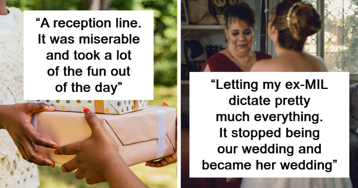 “Several Inappropriate Baby Videos”: 66 Horrible Or Wonderful Wedding Experiences Folks Had